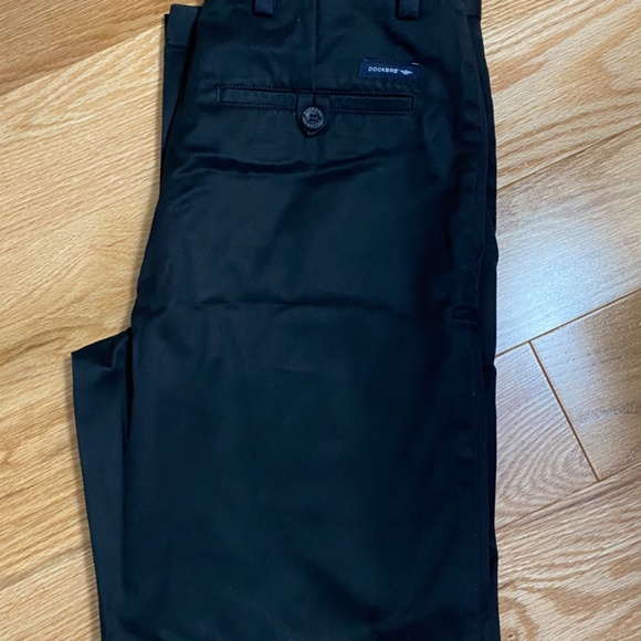 Docker D2, W30,L 30, Black Dress Pants - Picture 3 of 4